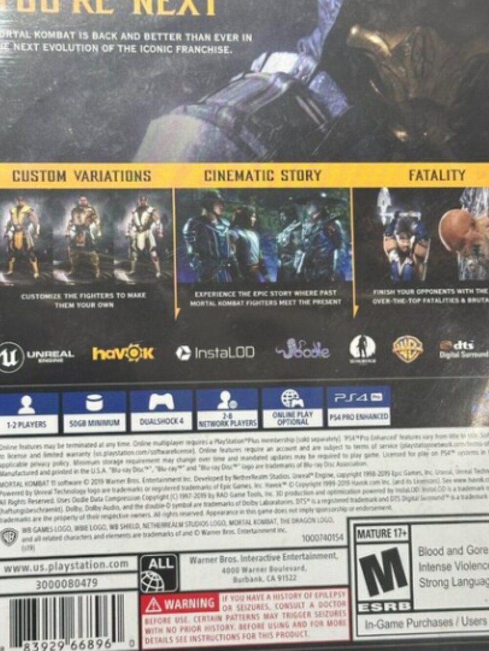 PS4 Action Game Lot — 7 Games, Amazing Deal! - Picture 7 of 16